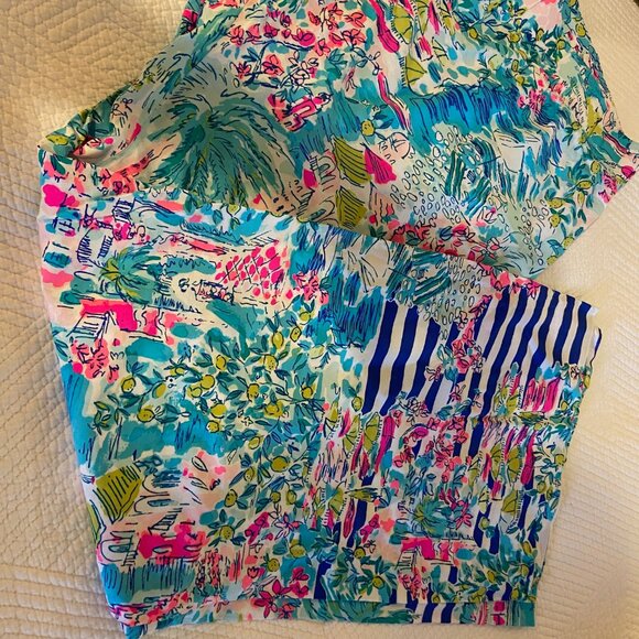 NWT Lilly Pulitzer Bal Harbour Palazzo Pants XL - Picture 4 of 6